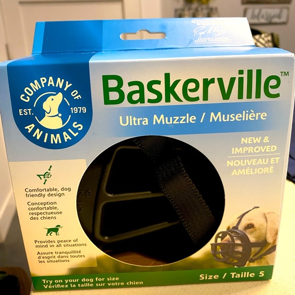 Baskerville Other - 🆕 🐶Baskerville Ultra Muzzle in size 5